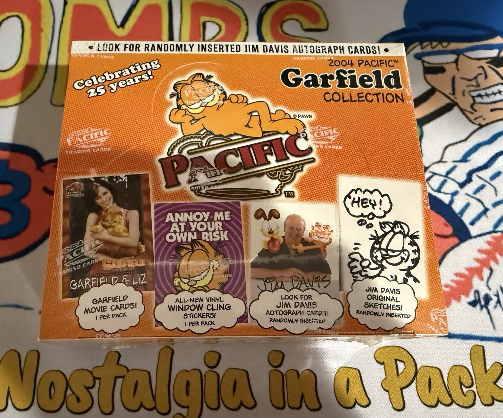 Garfield 2004 Pacific Collection FACTORY SEALED BOX 24 Packs JIM DAVIS Sketches