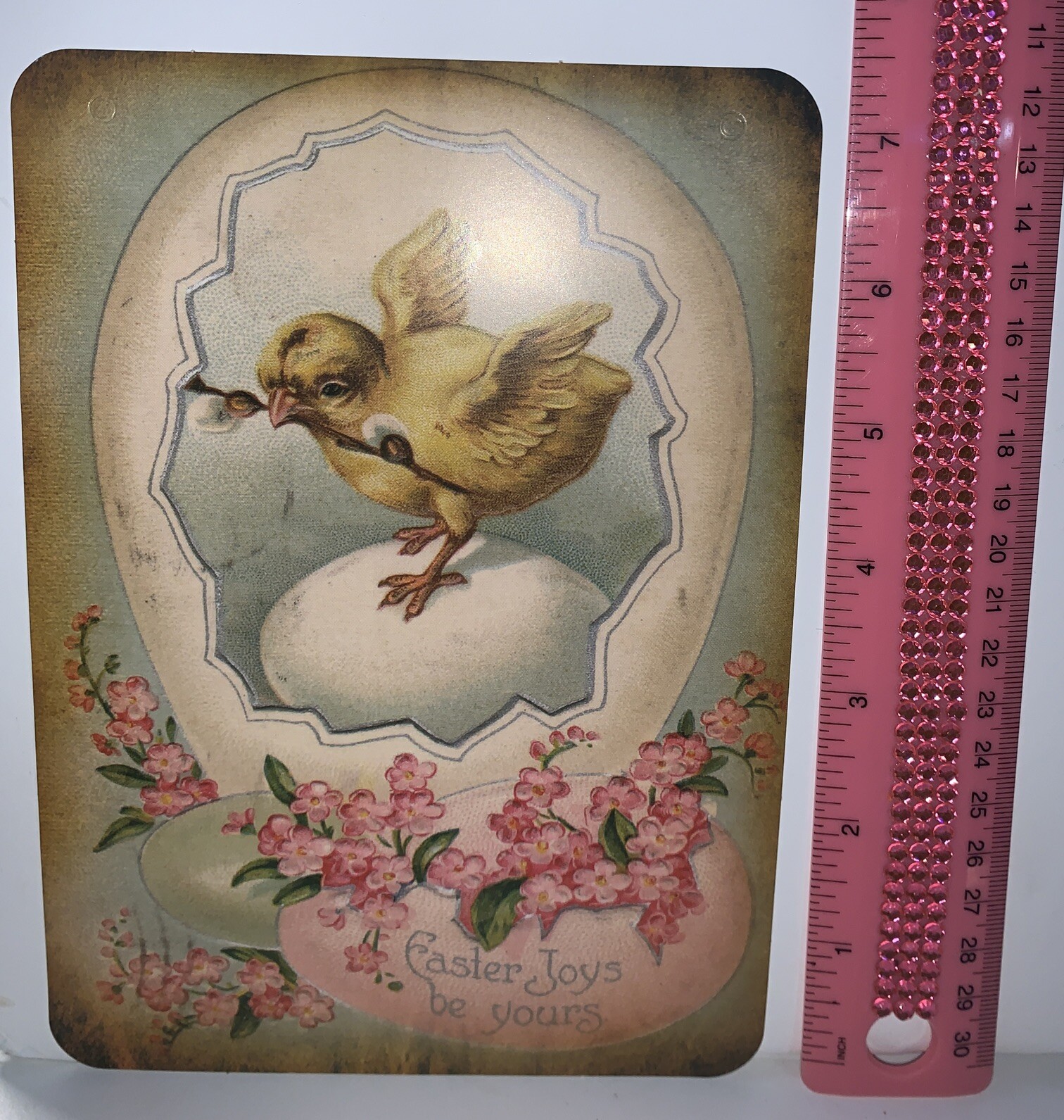 Easter Decor VINTAGE STYLE Die Cut Cardboard 5 X 7” Easter Decor VINTAGE STYLE Die Cut Cardboard 5 X 7”