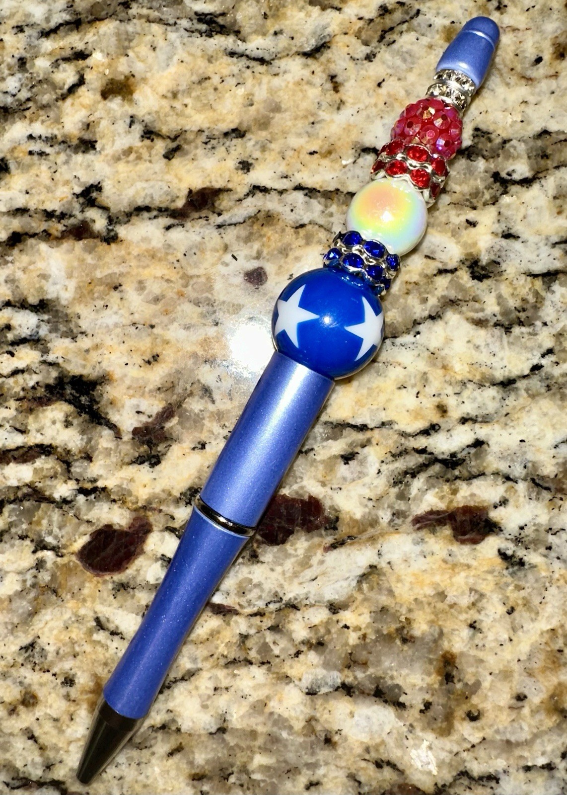 4th of July Handmade Beaded Pens, $4 Each, Message Seller for Option Selection.