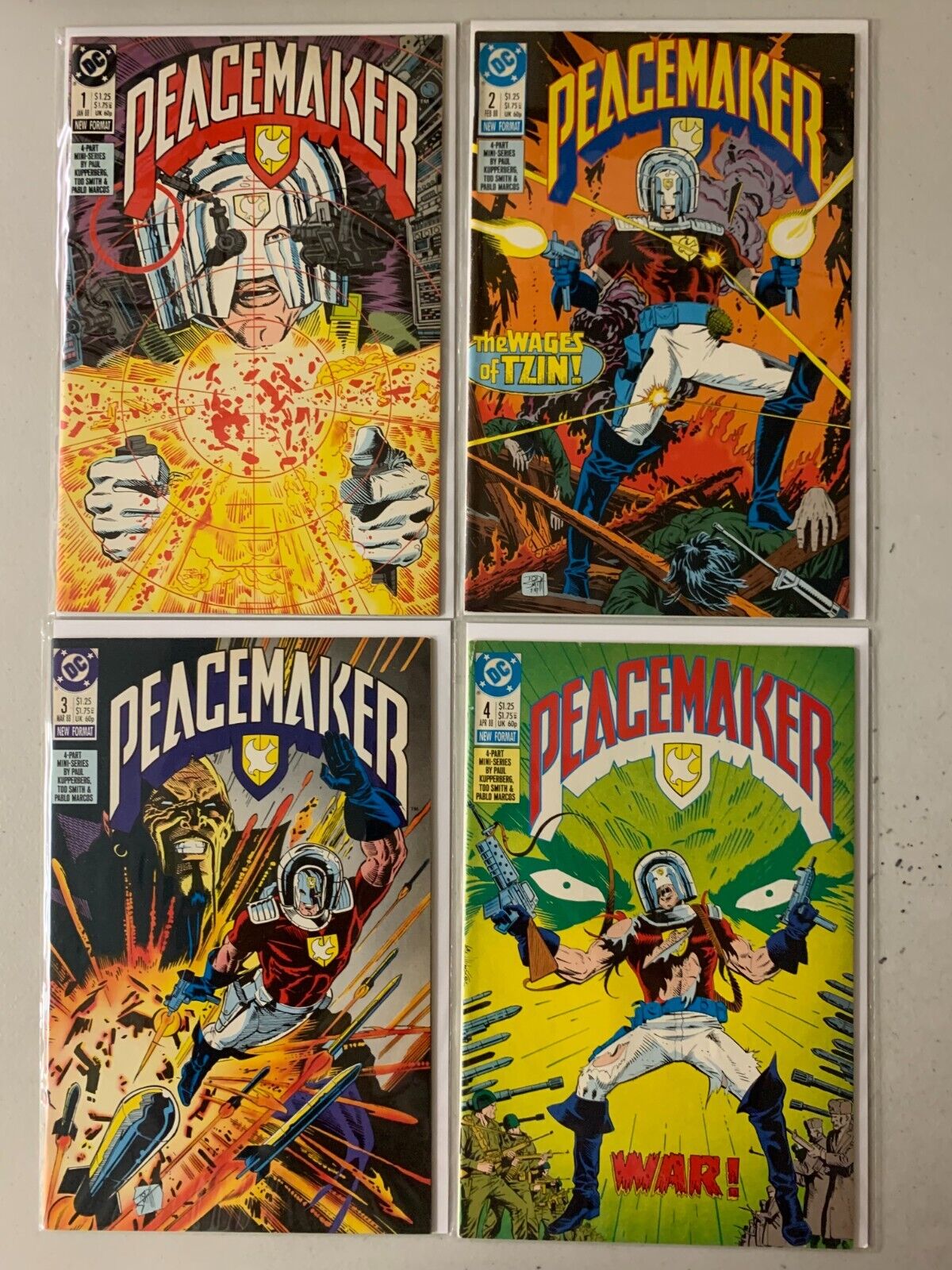 Peacemaker set of 4 #1-4 4 diff 6.0 (1988)