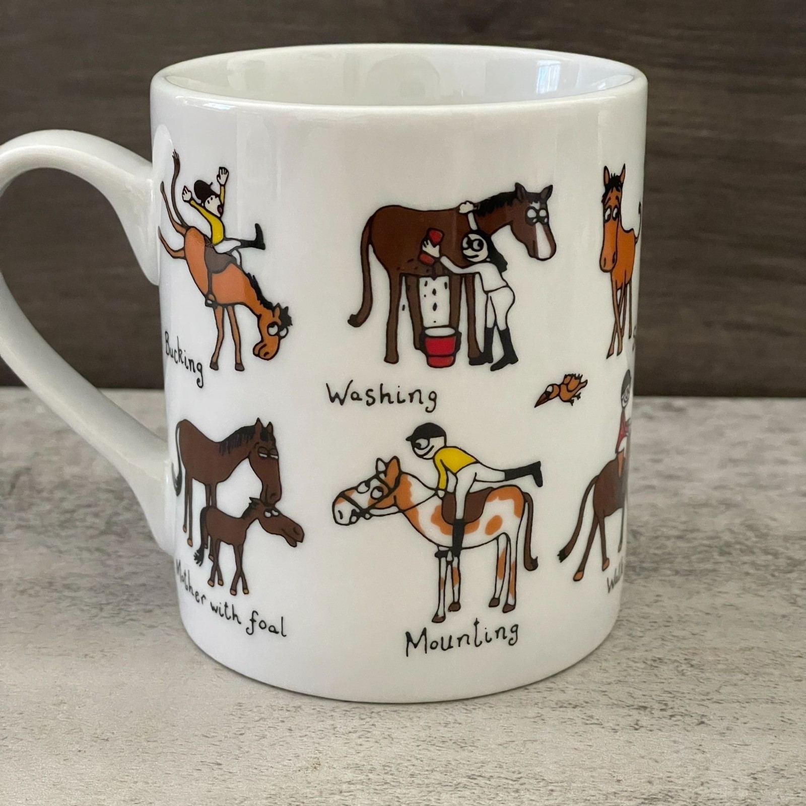Tyrrell Katz for McLaggan Smith Scotland Equestrian Horse Pony Graphic Mug 10oz