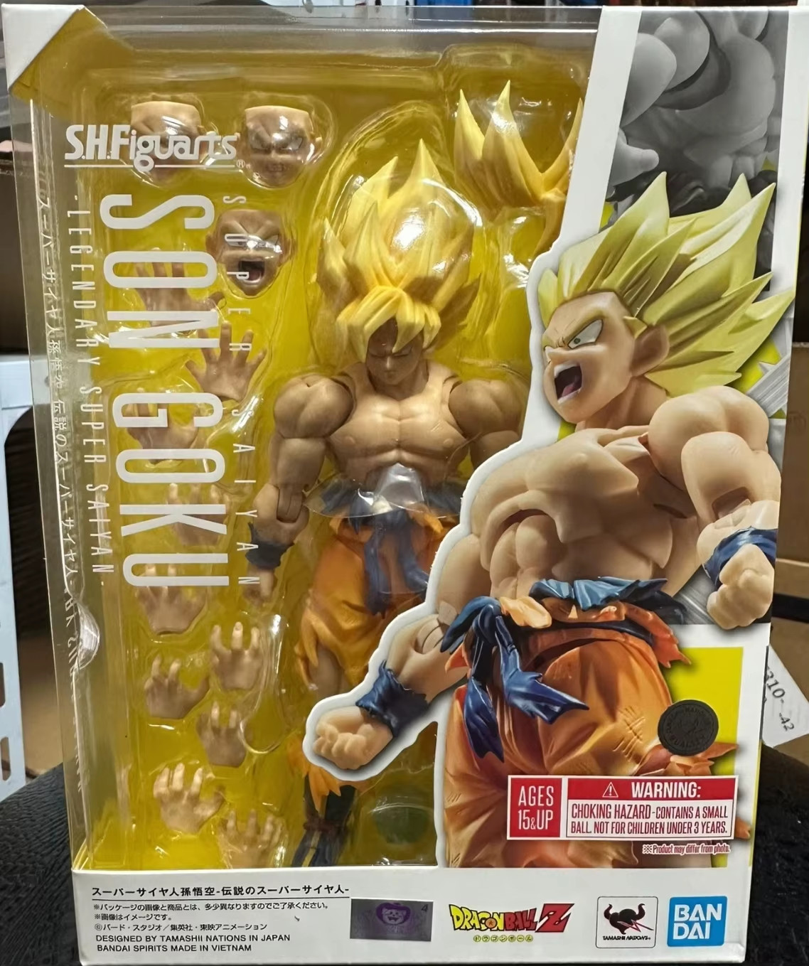 Genuine  S.H.Figuarts Dragon Ball SUPER SAIYAN SON GOKU LEGENDARY SUPERSAIYAN Ac