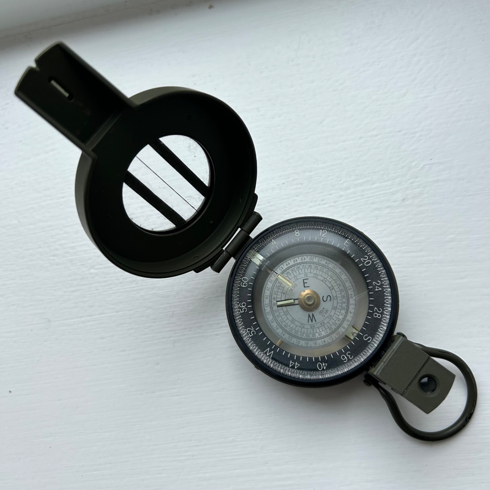 FRANCIS BARKER COMPASS M88 Marching Prismatic Olive  , British Army Military