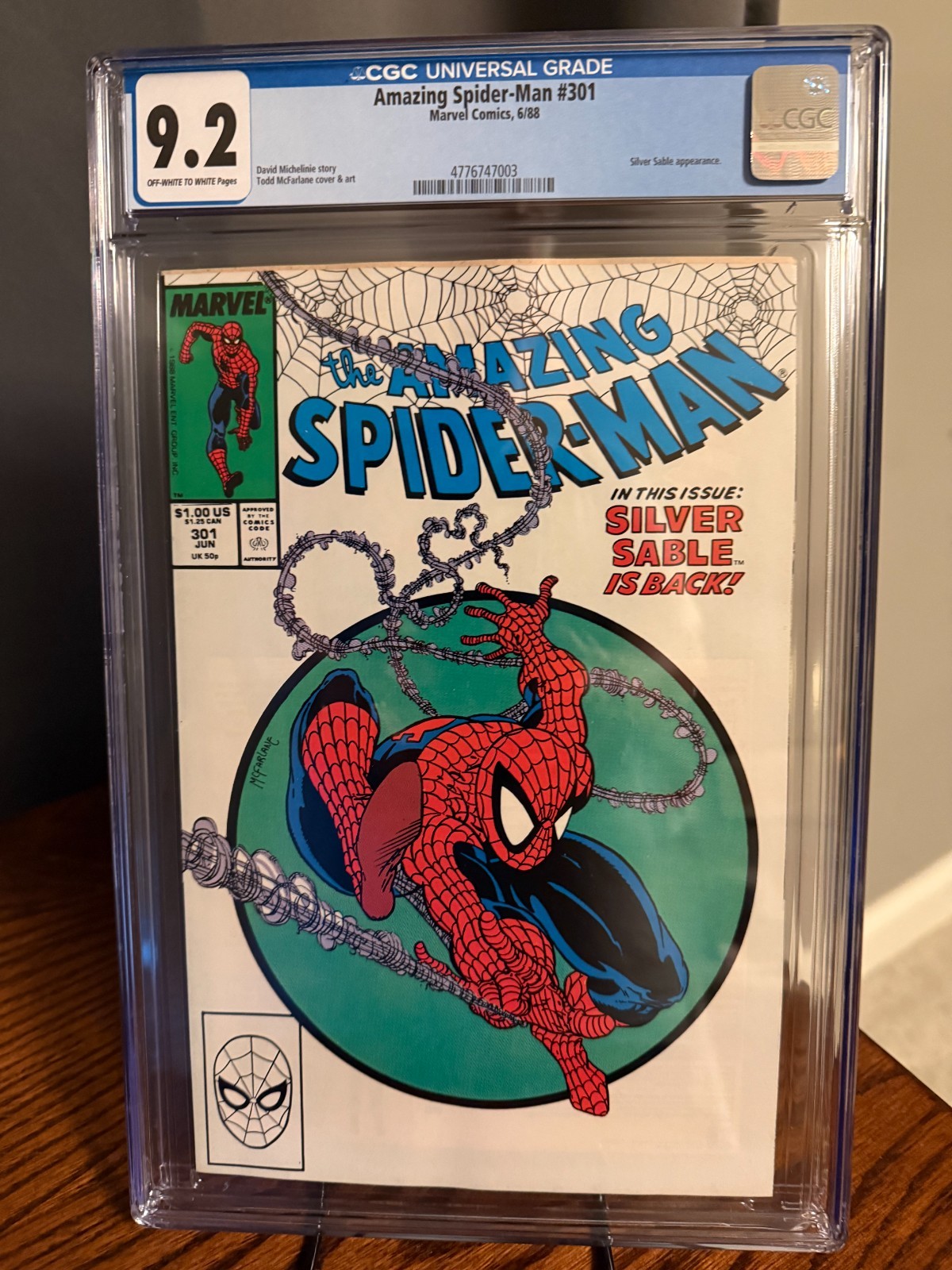 The Amazing Spider-Man #301 (Marvel Comics June 1988) CGC 9.2