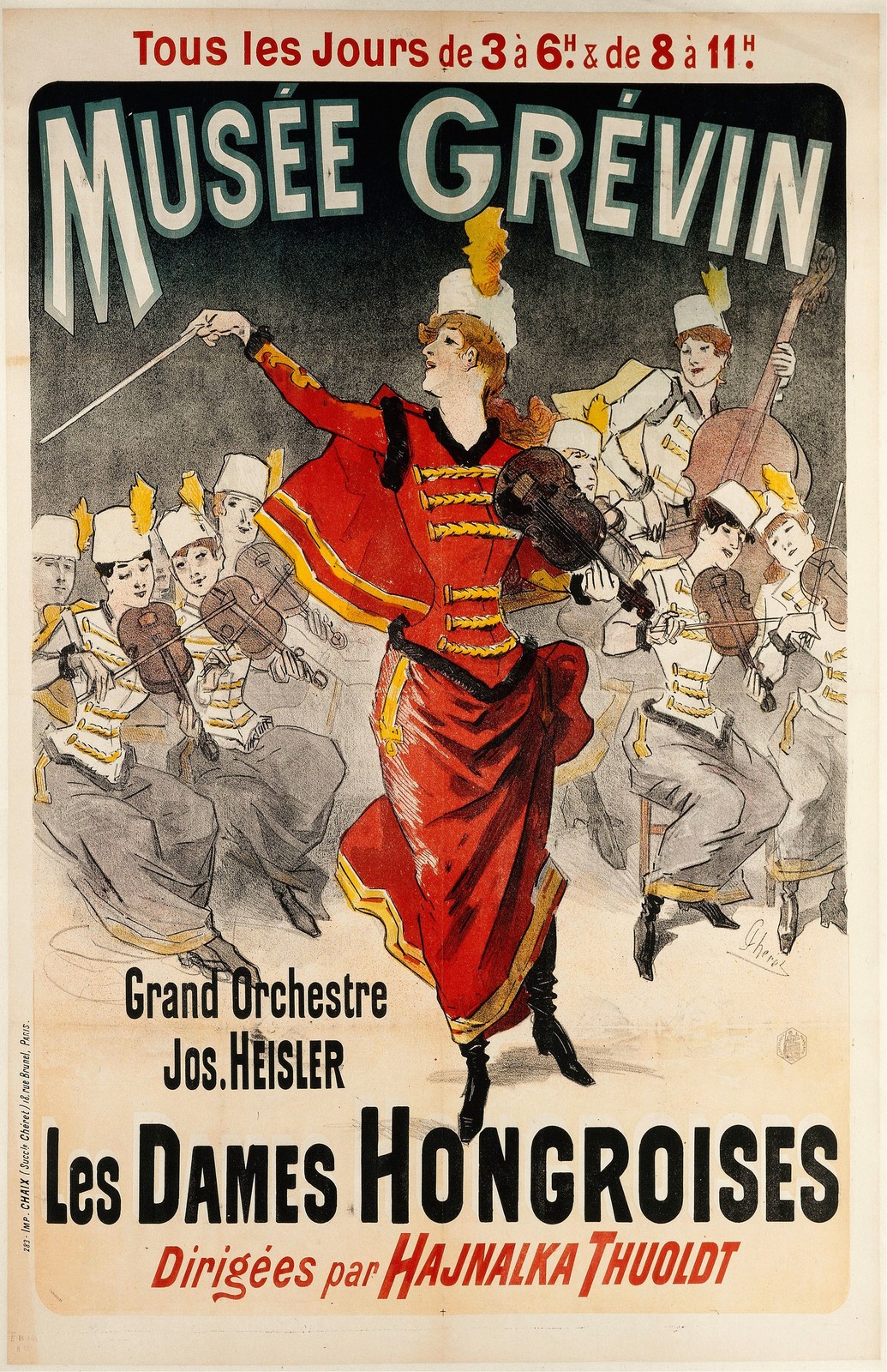 Les Dames Hongroise Jules Cheret Vintage Poster Print Wall Art Home Decor