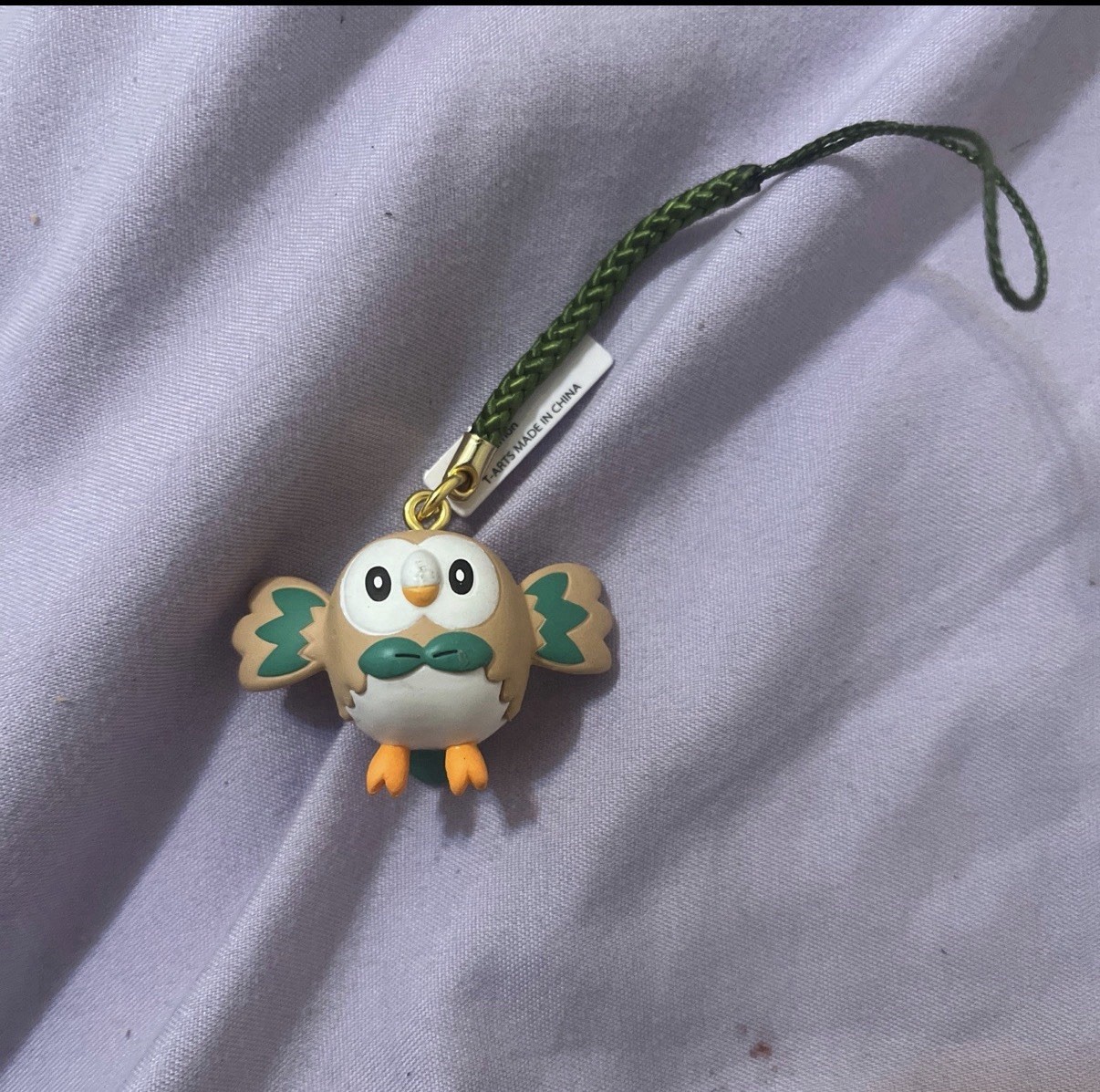 TakaraTomyArts Netsuke Mascot Pokemon Hisui Region Rowlet Strap