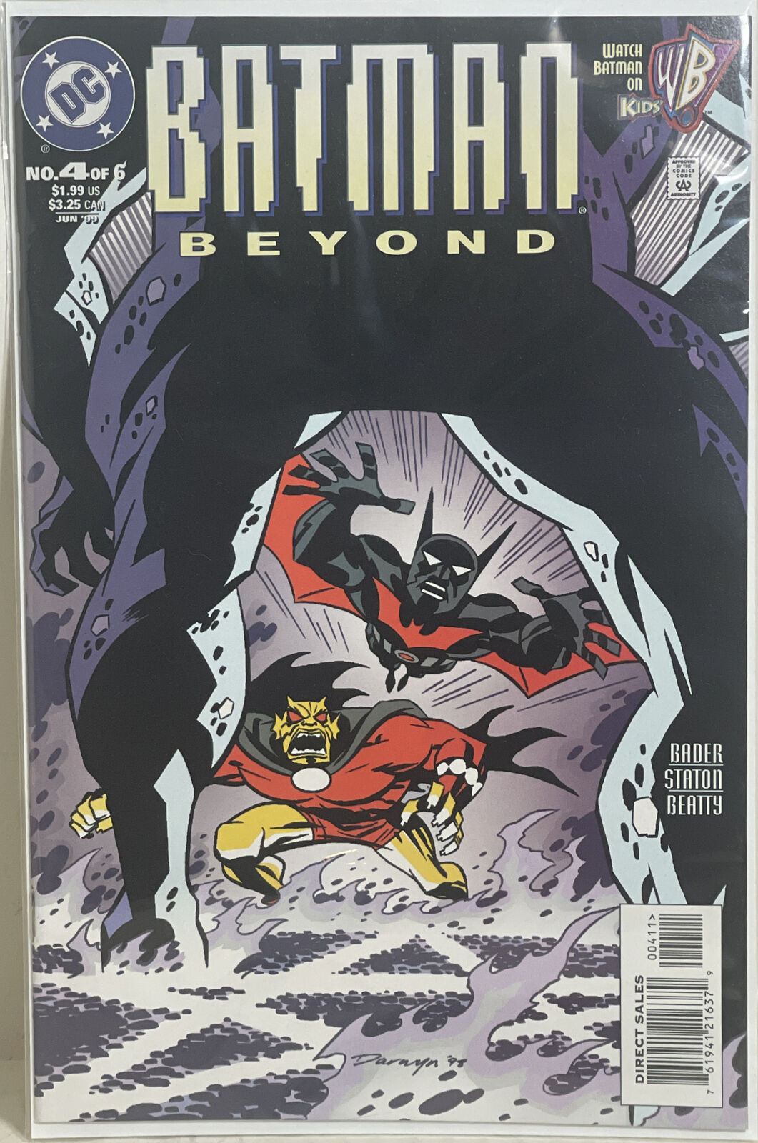 Batman Beyond #4 Rare Gorgeous Demon Cover Hot Ungraded But Never Opened