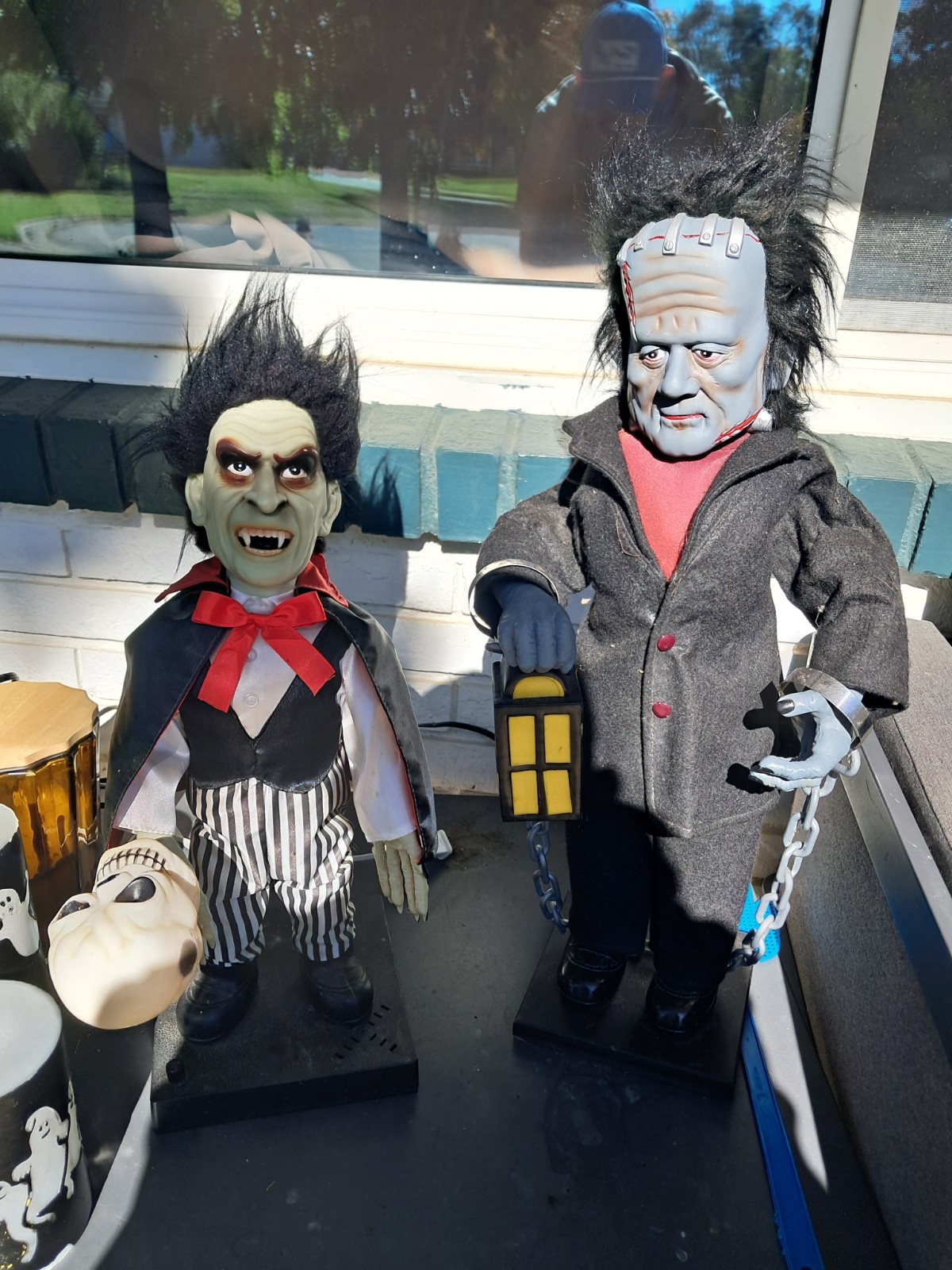 Telco Vintage Motion-ettes DRACULA  AND FRANKENSTEIN LOT.