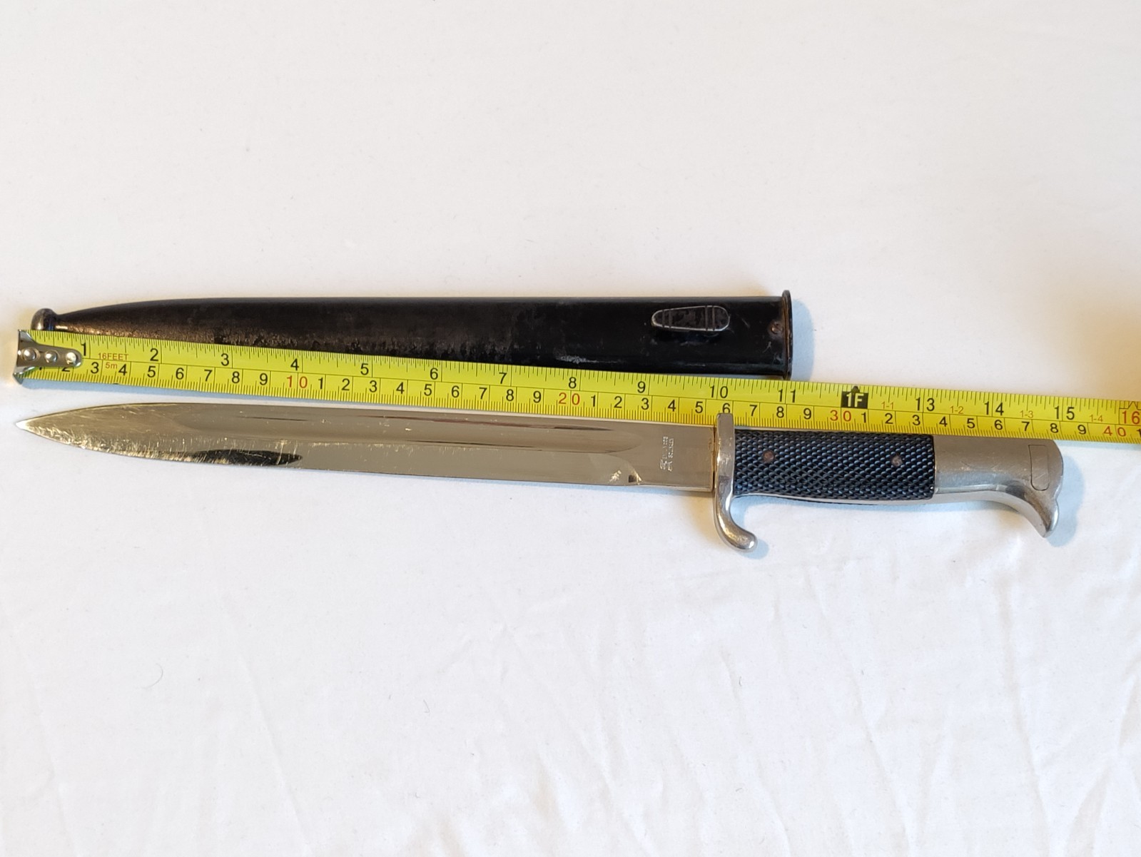 Vintage Emil Voos Solingen Bayonet & Scabbard West Germany 15