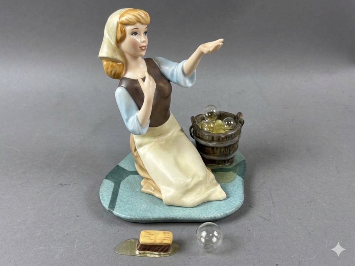 WDCC Disney Cinderella They Cant Stop Me From Dreaming Figurine COA Included