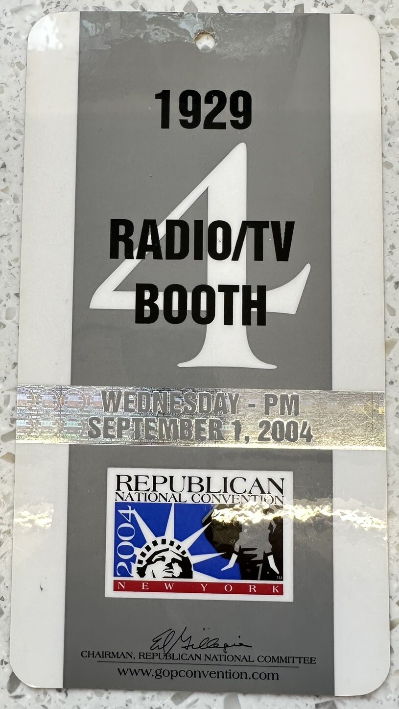 2004 Republican National Convention George W. Bush Day 4 Sept 1, 2004 Press Pass