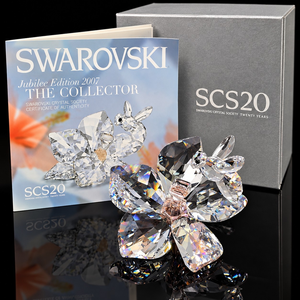 Rare Swarovski Crystal Jubilee Edition 2007 The Collector MIB #871895 Retired
