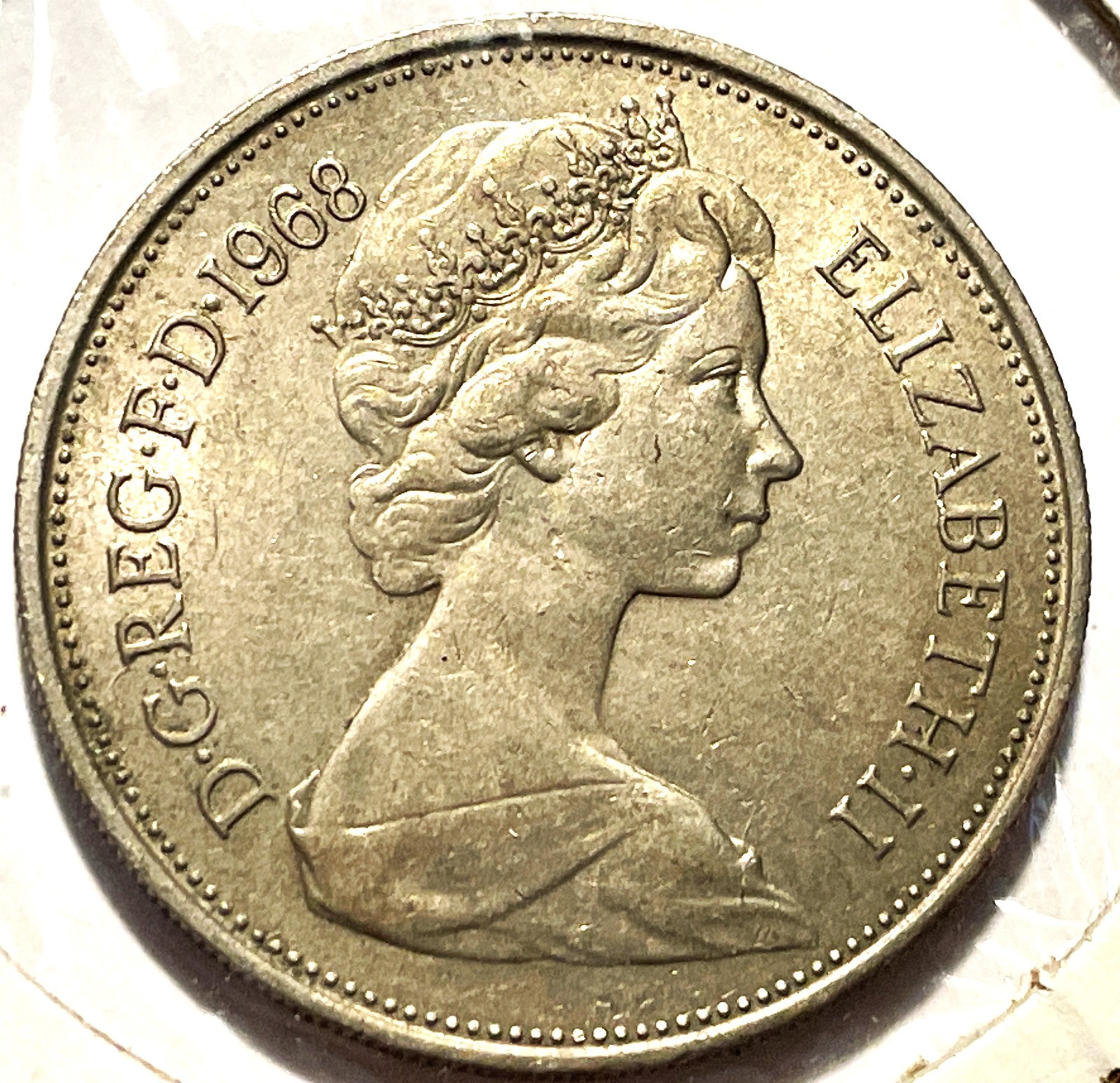 Great Britain - 1968 - 10 New Pence - Elizabeth II 2nd - UK - England