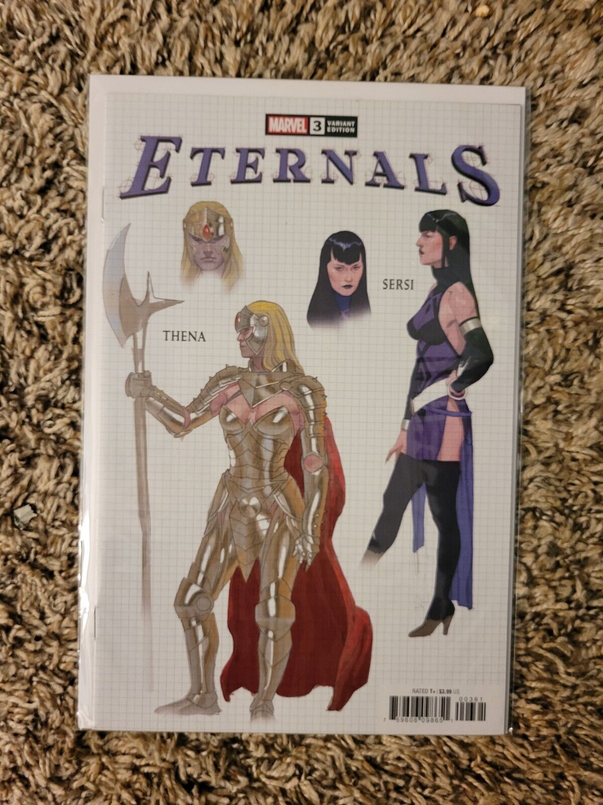 Eternals #3 (Marvel Comics, 2021) Design Variant