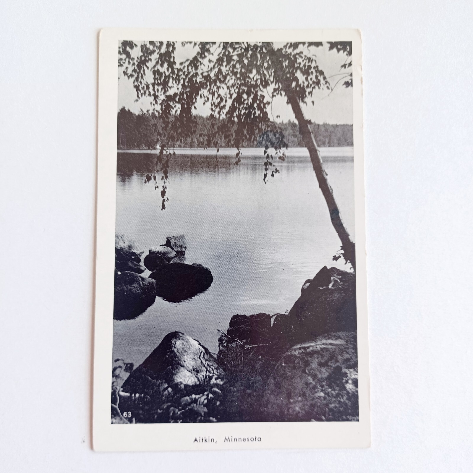 Postcard: Lake Scene Aitkin Minnesota c1950\'s 