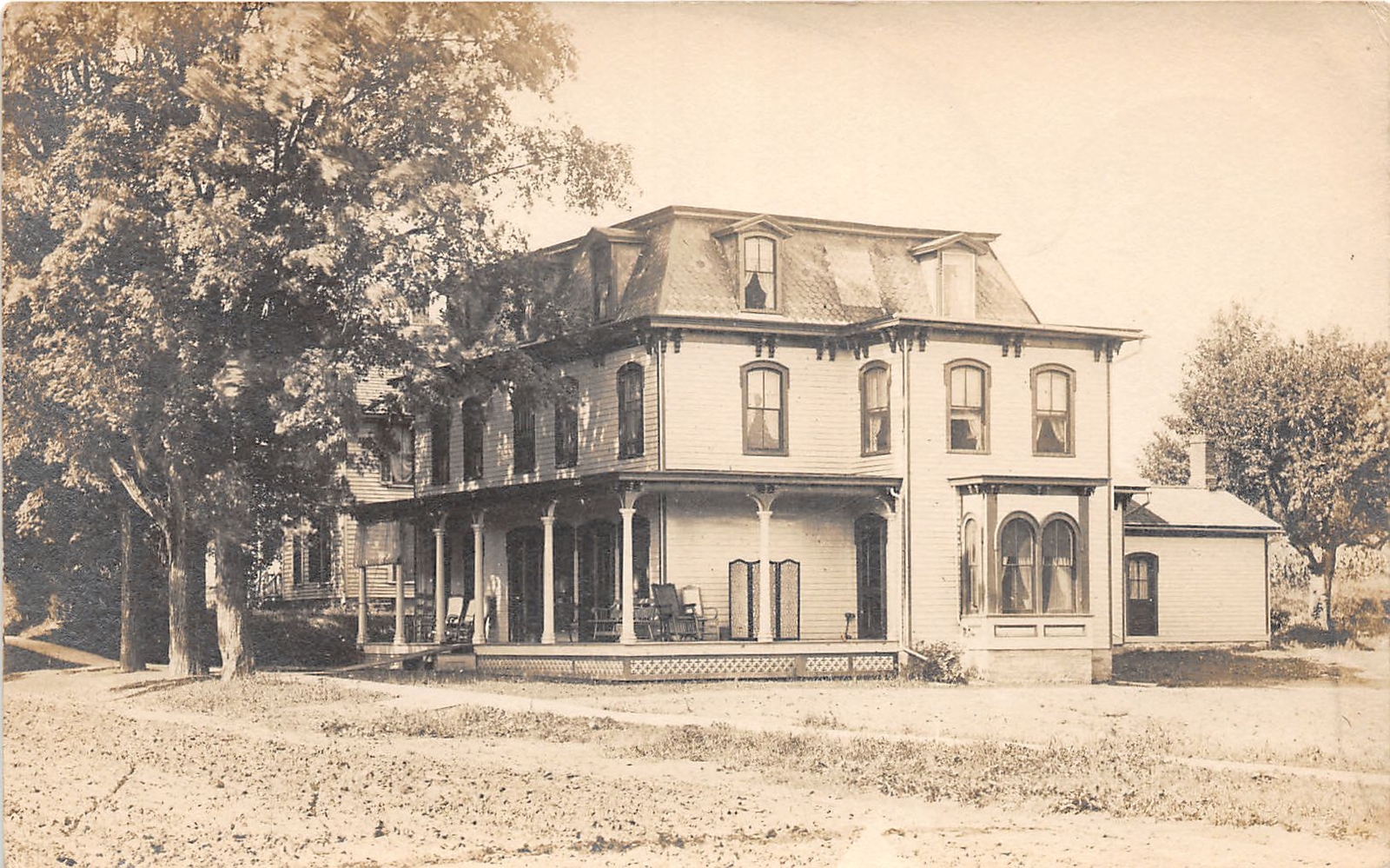 J29/ Castile New York RPPC Postcard c1910 The Maples Inn Hotel  5