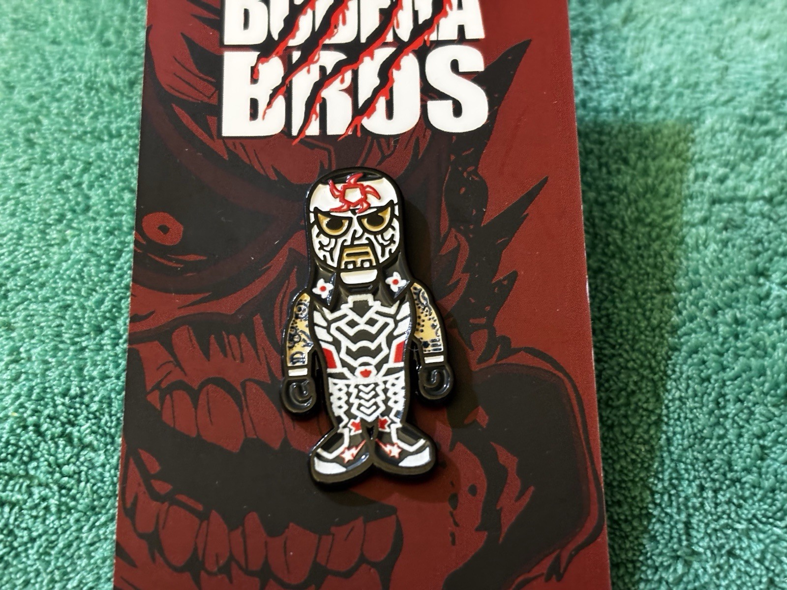 Bodega Bros Penta El Ziero Miedo Baby Milo Inspired Hat Pin Bape WWE AEW Impact