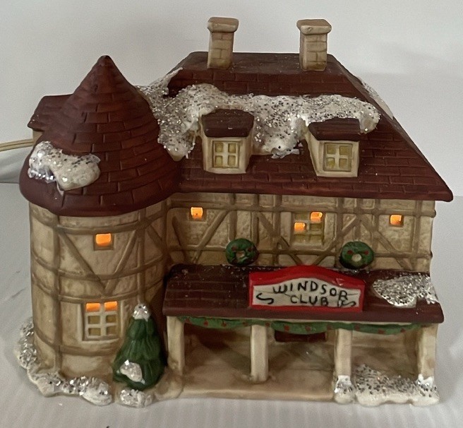 Holiday Time  The Windsor Club Vintage Village Christmas Decor