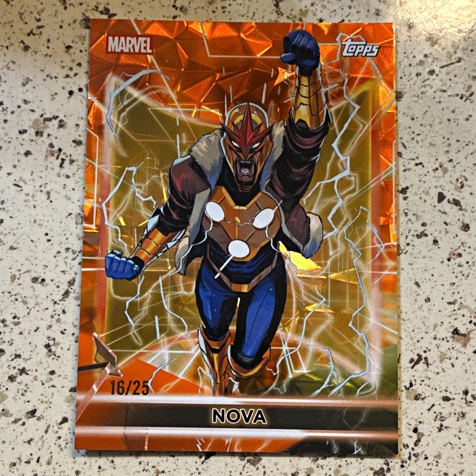 Topps 2026 Topps Marvel Nova #81 Serial Numbered 16/25 Print Run 25