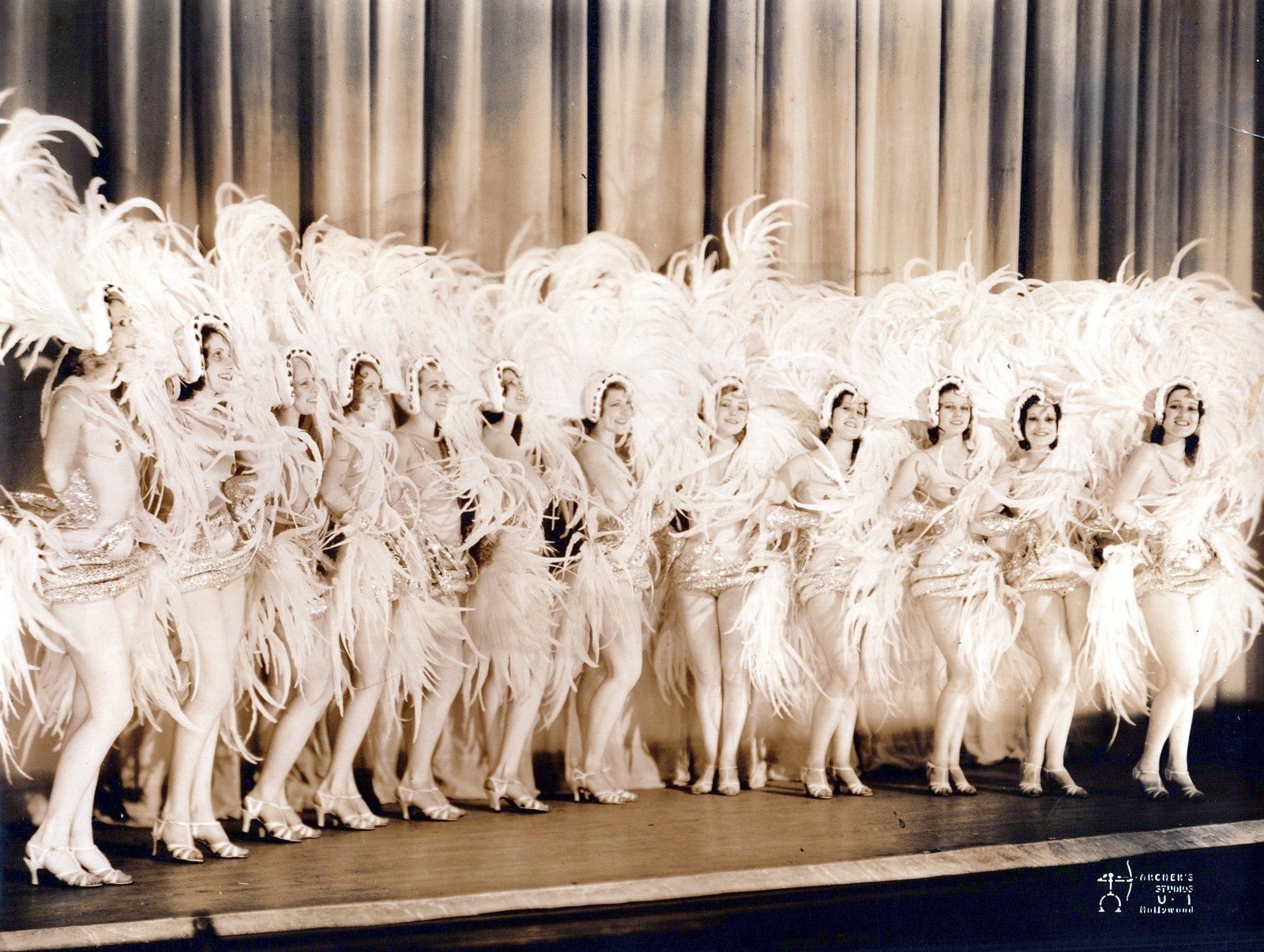 1920s CHORUS GIRLS EARL CARROLL'S VANITIES CHEESECAKE PORTRAIT ORIG PHOTO MA71