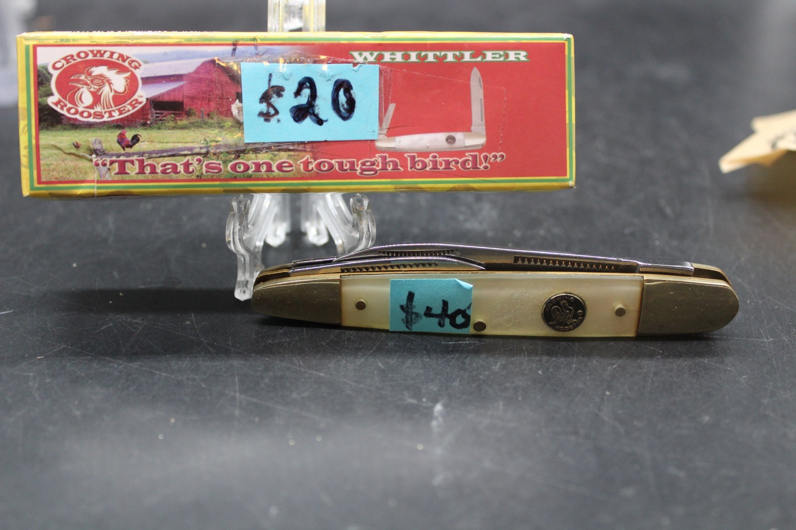Crowing Rooster Whittler Pocket Knife CR-518SMOP 3 Blade