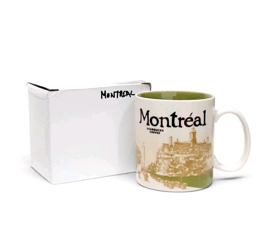 MONTREAL Starbucks 2011 Global Icon Collectors 16 oz Coffee Tea Mug