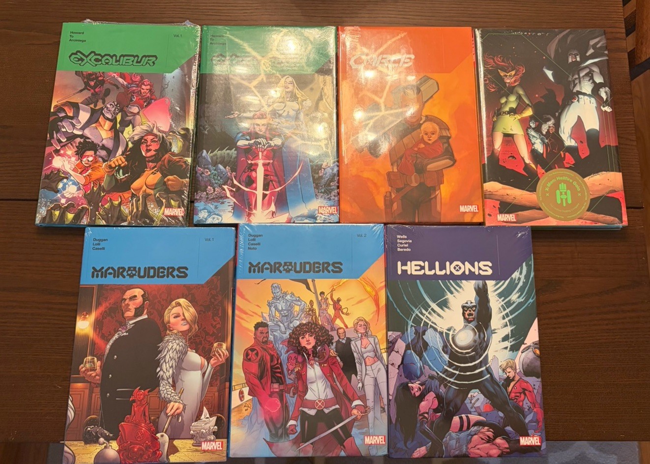 Marauders Vol 1 & 2 + Excalibur Vol 1 & 2 + Cable + Hellfire Gala OHC HC Lot