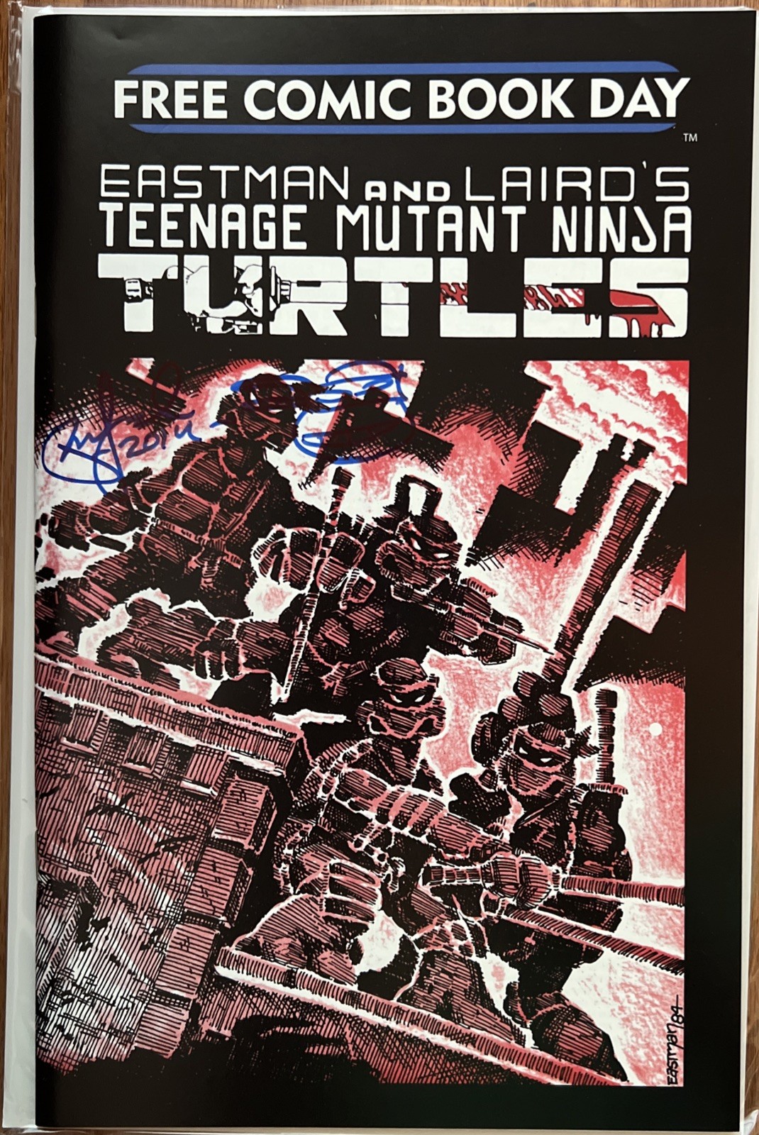 **Signed** Teenage Mutant Ninja Turtles Free Comic Book Day Mirage 2009 