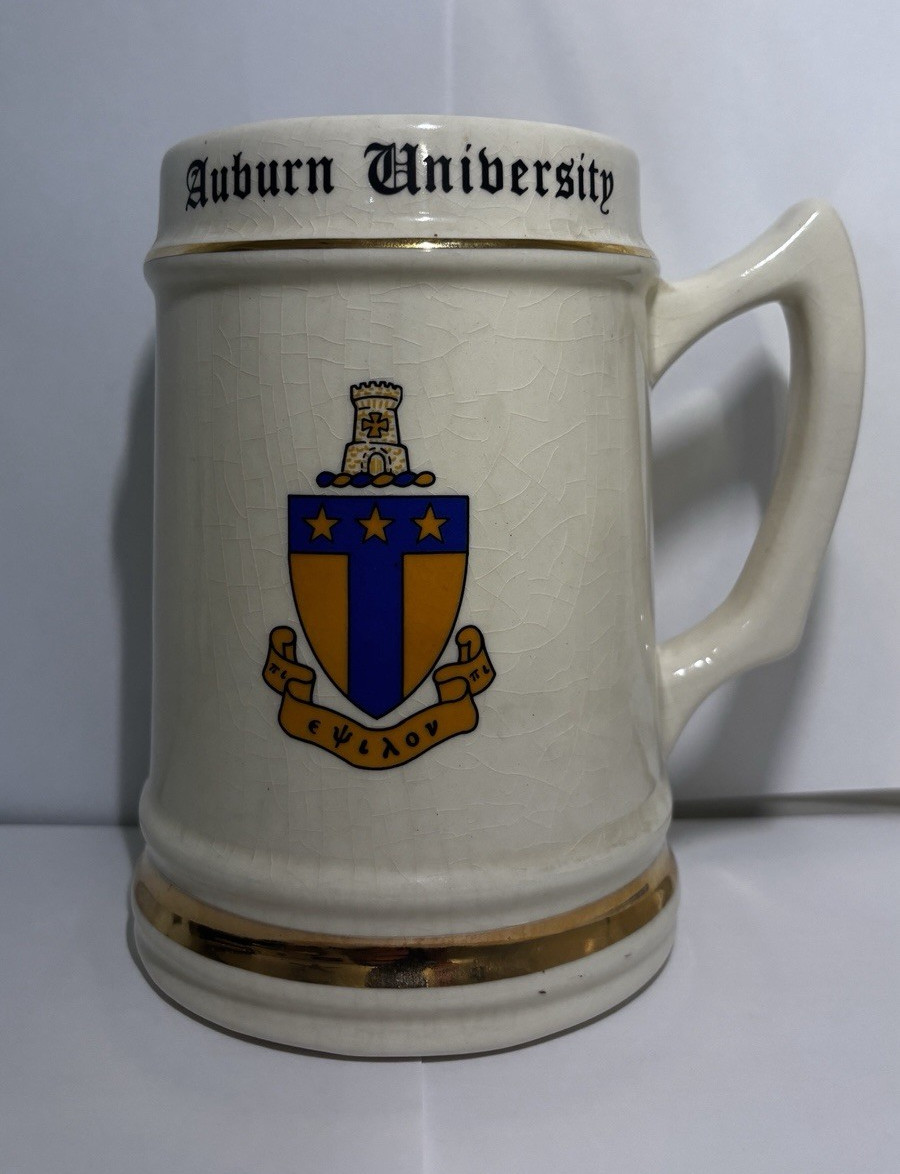 Vintage Auburn University Beer Stein, Great Condition