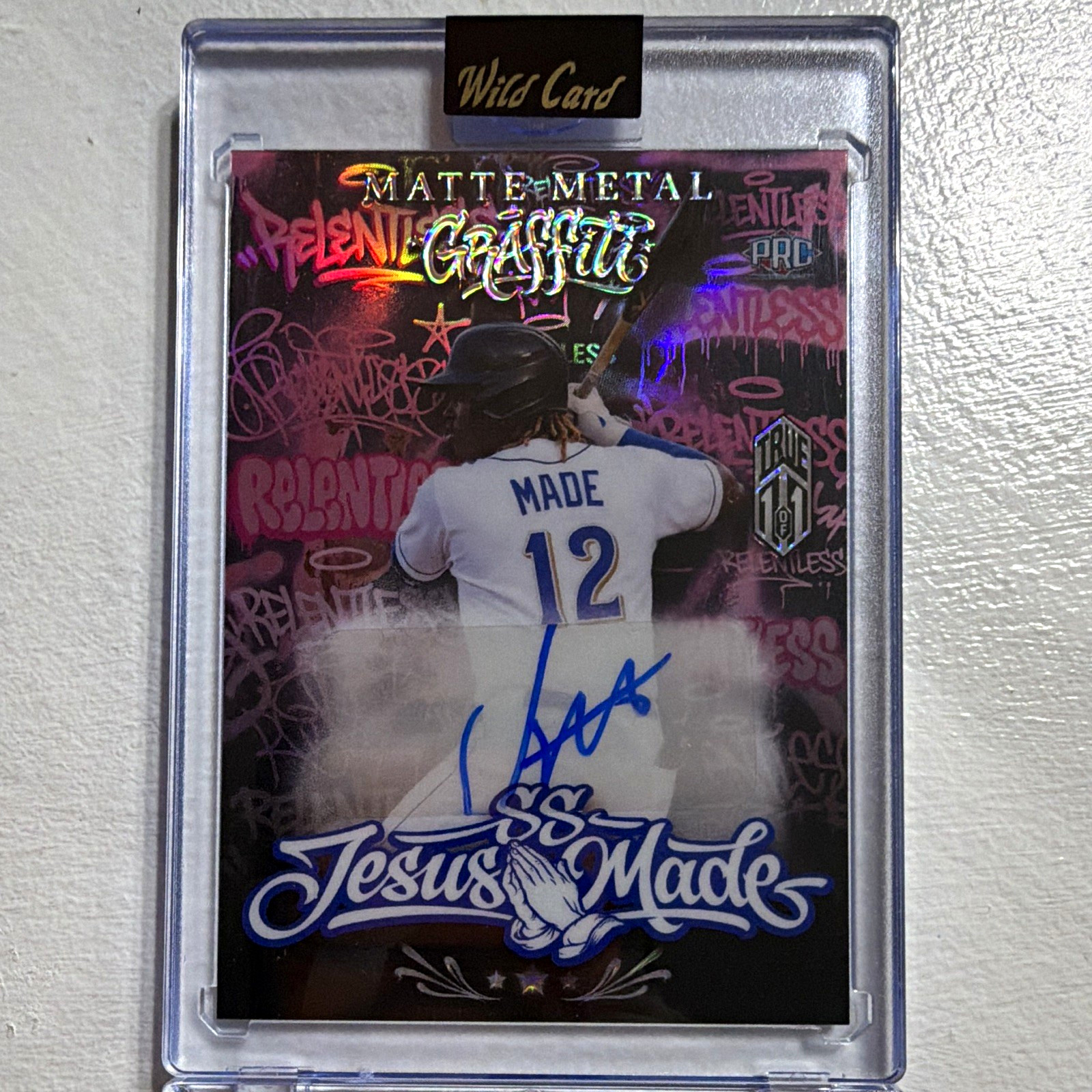 Jesus Made 2026 Wild Card Matte Metal Graffiti Auto 1/1
