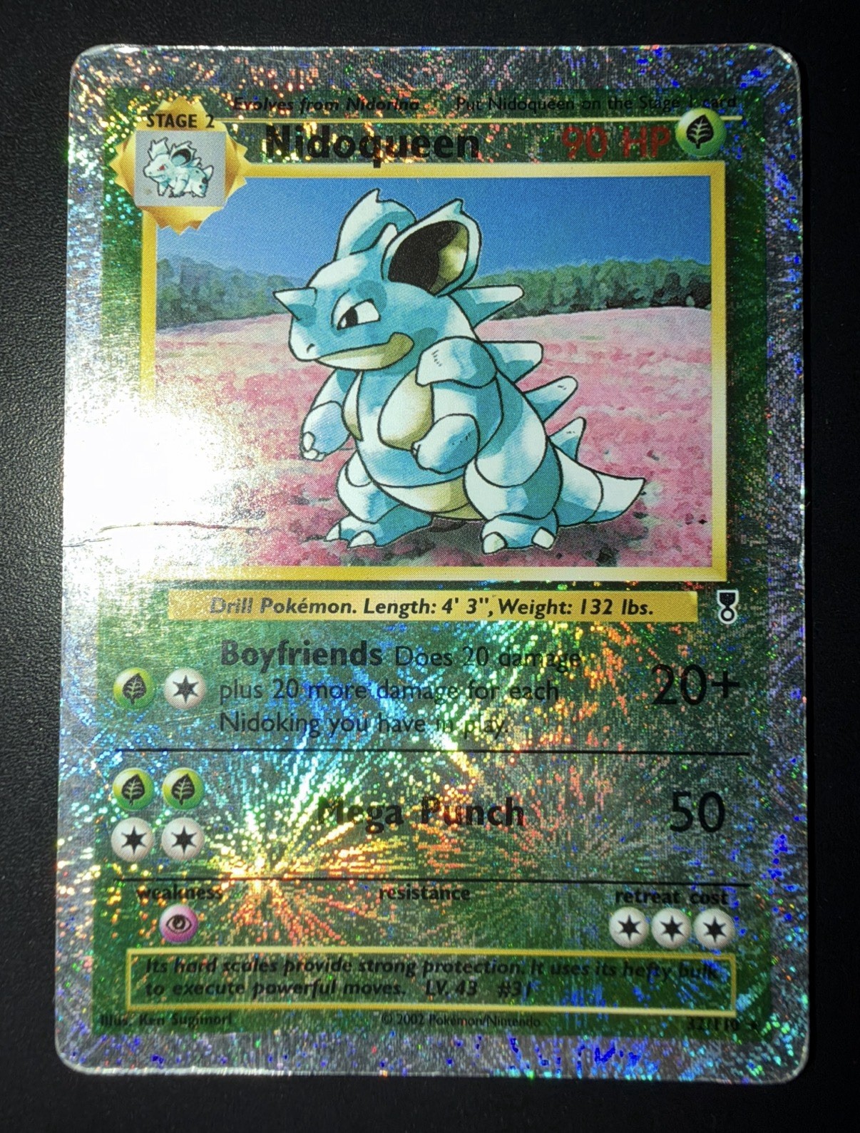 Nidoqueen Legendary Collection Reverse Holo Rare 32/110 Pokemon WOTC Vintage