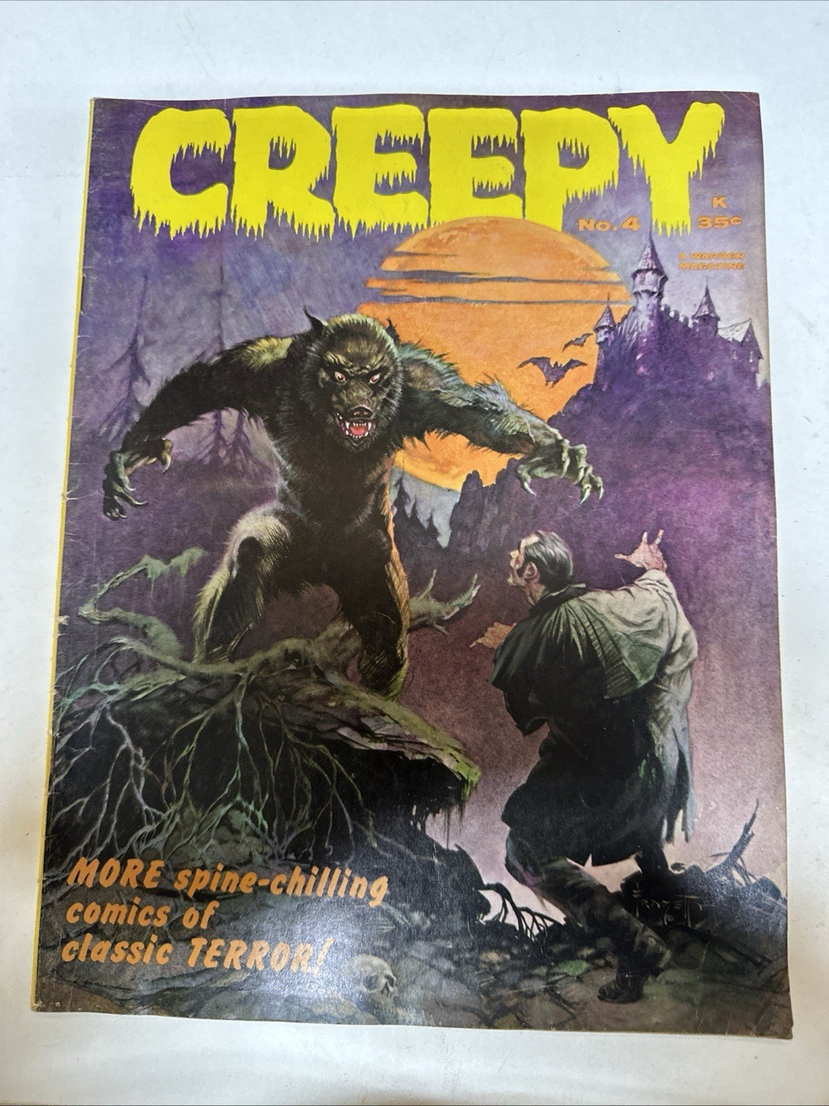CREEPY #4 (Warren Publishing August 1965) Cover by Frank Frazetta