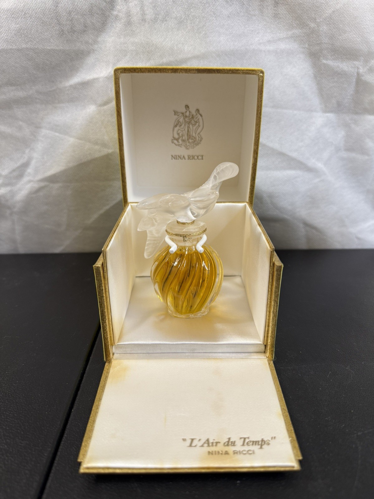 Vintage L'Air Du Temps Parfum Double Doves