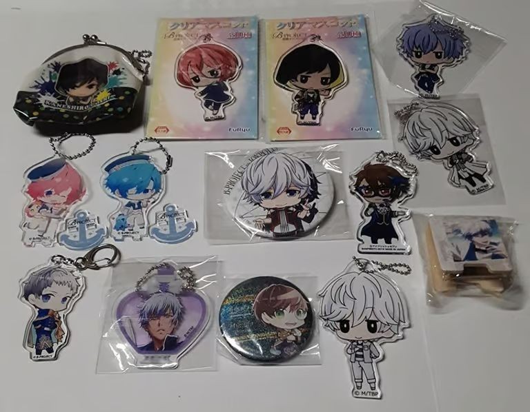 B-Project Anime Lot Coin Purse Can Badge Pin Acrylic Stand Keychain Otome Figure