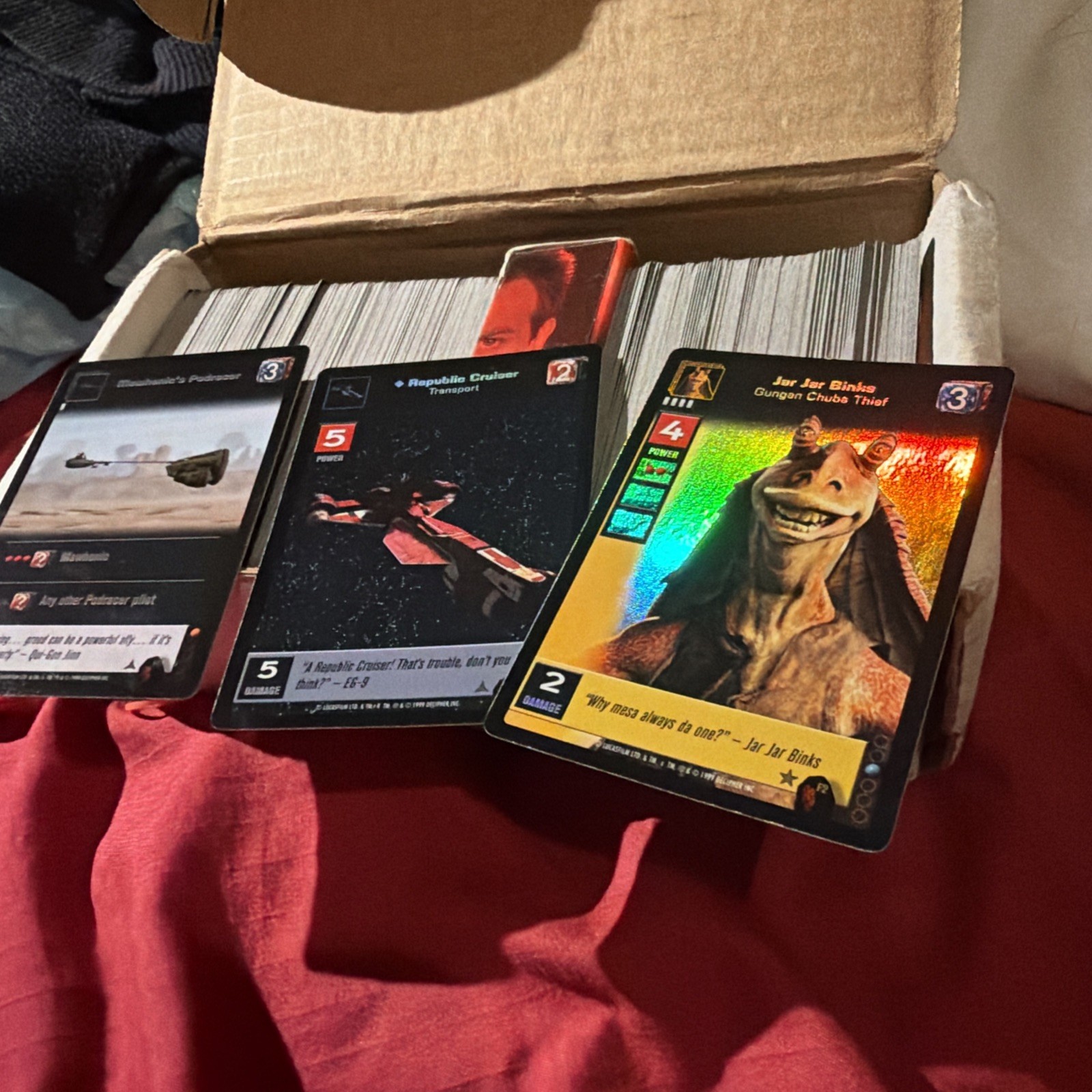 Star Wars: Young Jedi CCG Massive Lot ~8.5 Mint Opened decks, major Foils, Rares
