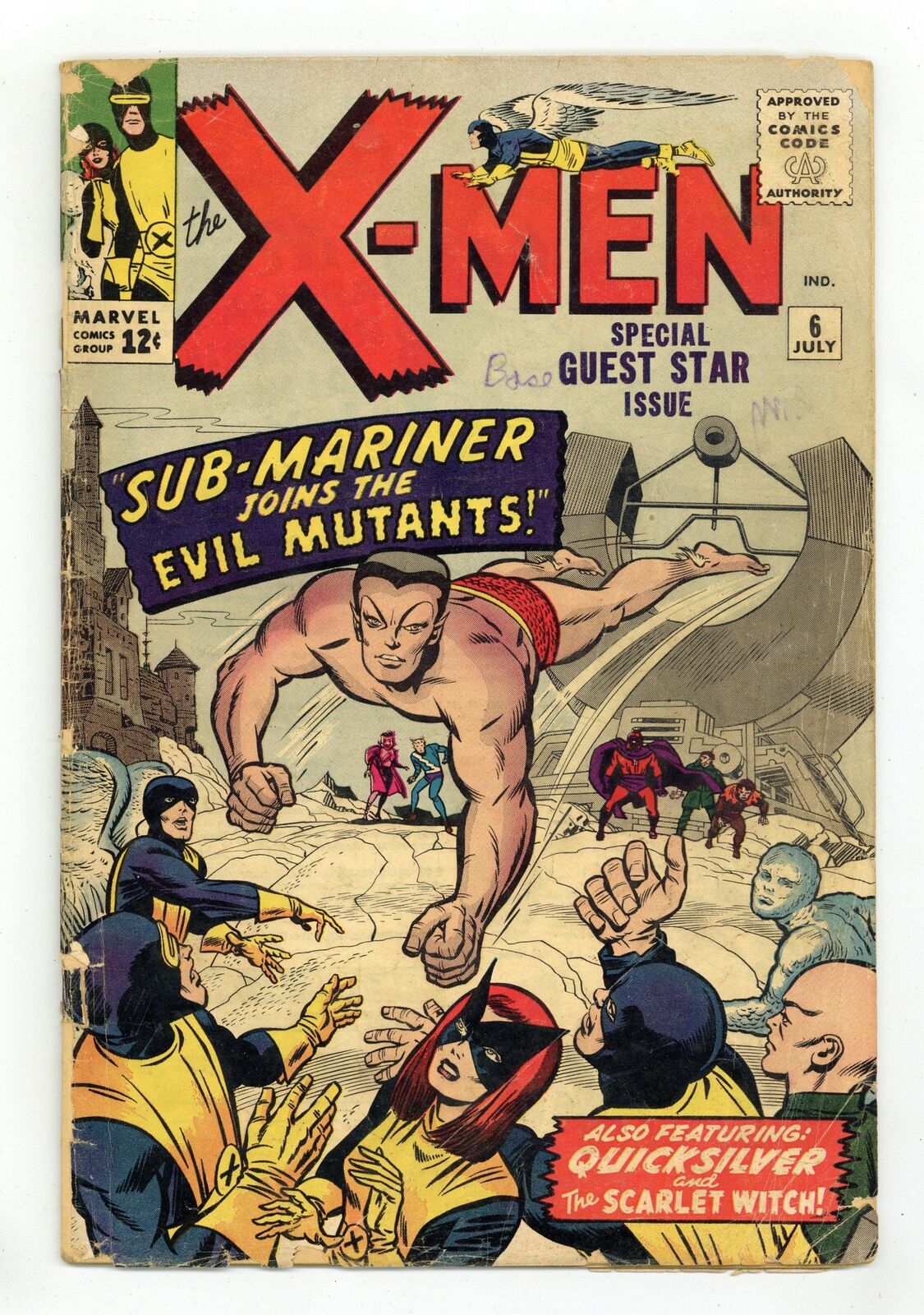 Uncanny X-Men #6 FR/GD 1.5 1964