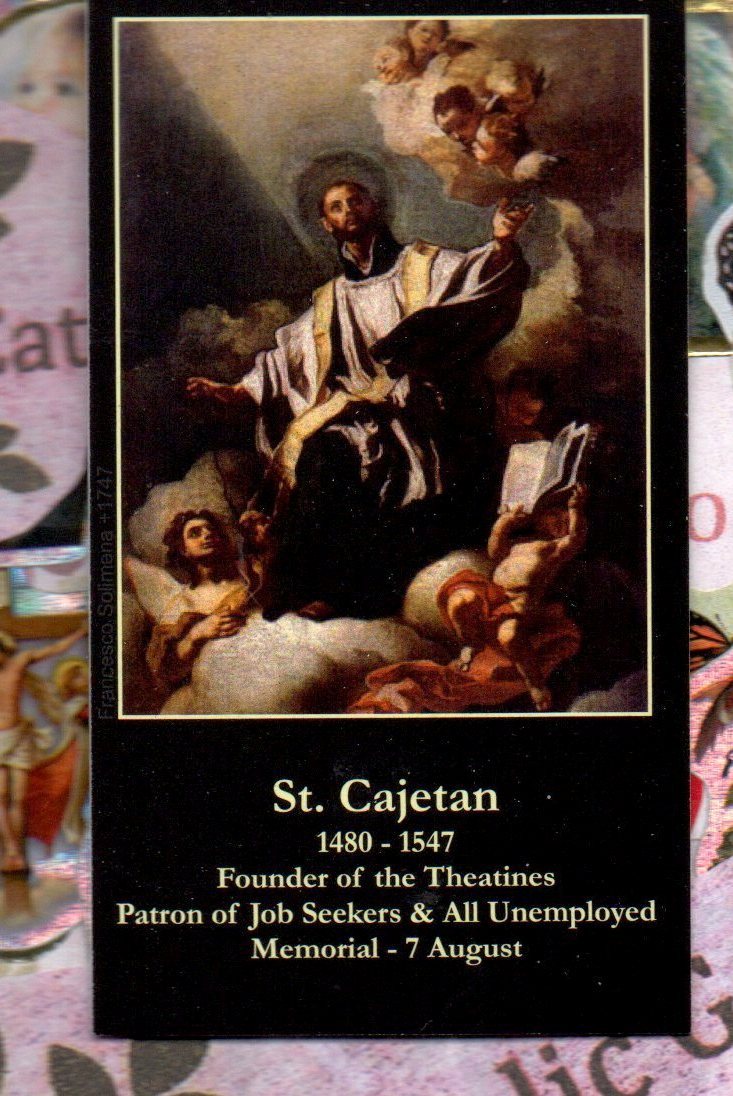 Saint St. Cajetan -  Prayer in honor (2\