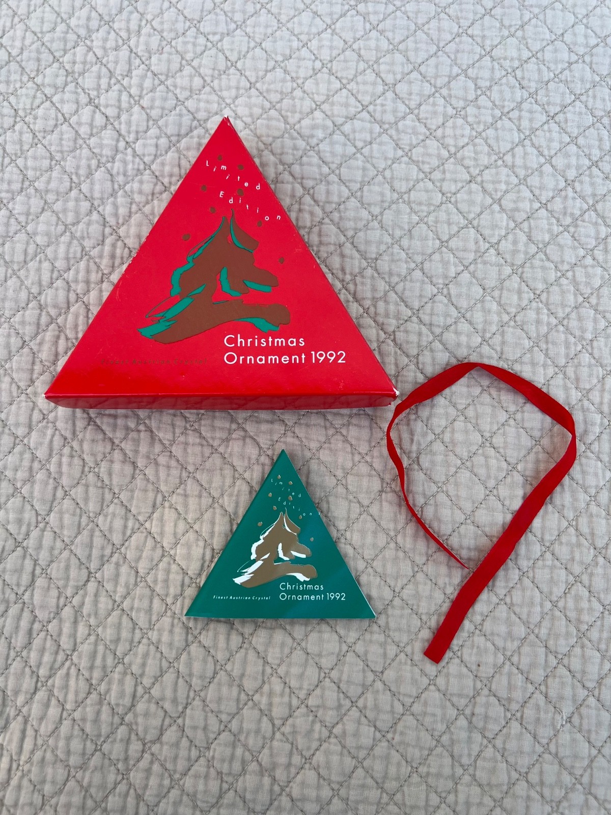 Swarovski Crystal Annual Ornament Empty Box Only, Assorted Years Available