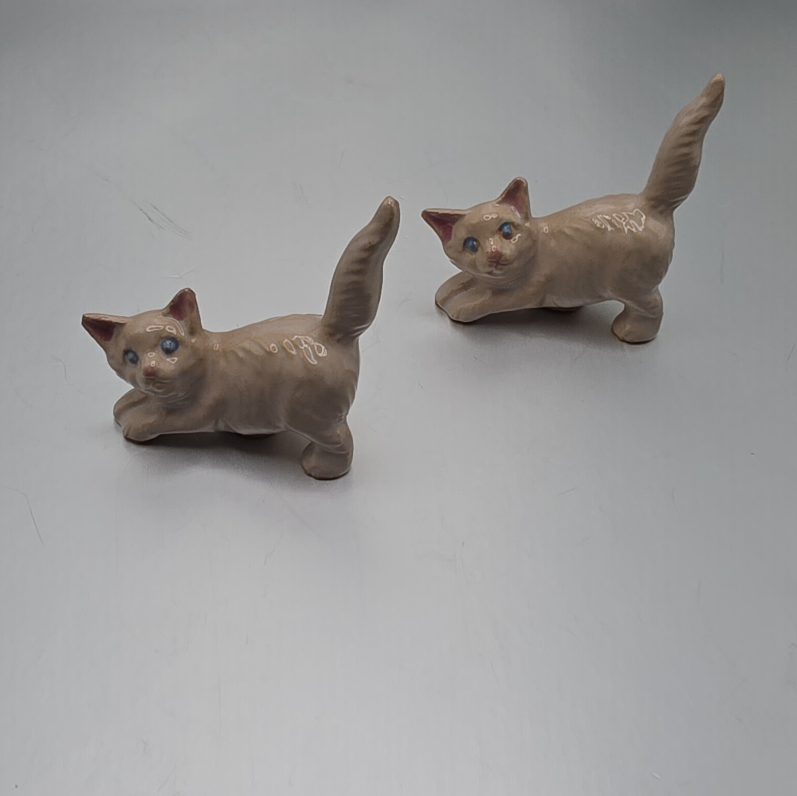 Set Of Vintage Rosemeade Cat Figurines