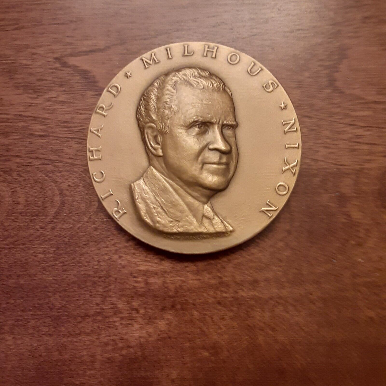 Richard M Nixon Official Bronze Commemorative 1969 Inauguration Medal