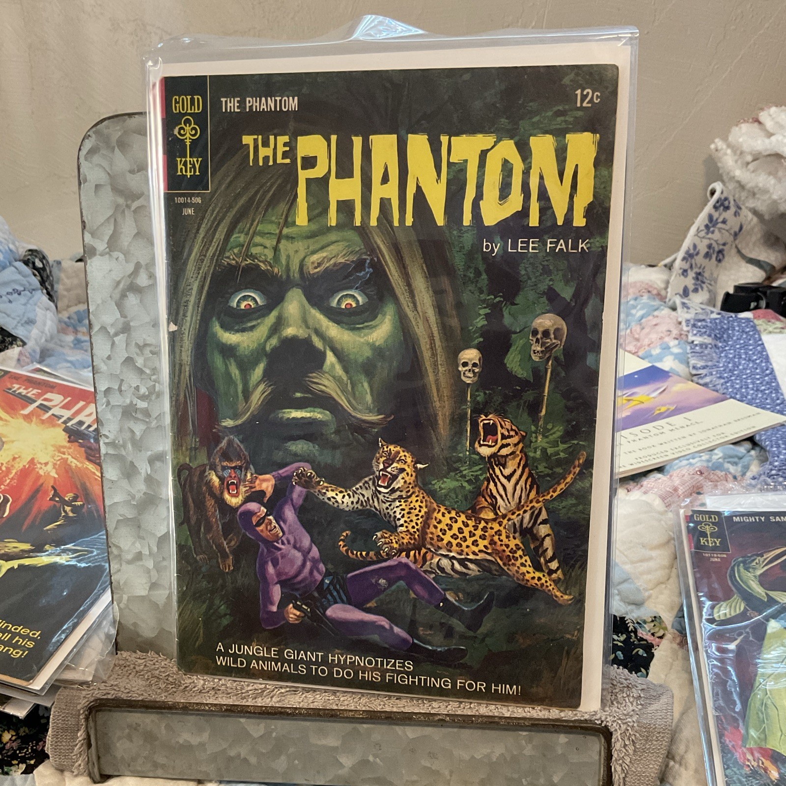 The Phantom Gold Key Comic Book by Lee Falk Silver Age 12¢ Single Issue