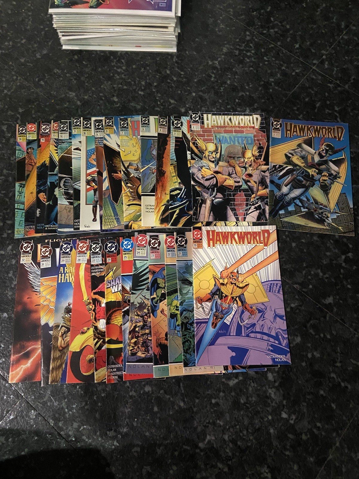 Hawkworld Near Complete Set Run 1-32 DC Comics 1990-93 1 , 27 , 32
