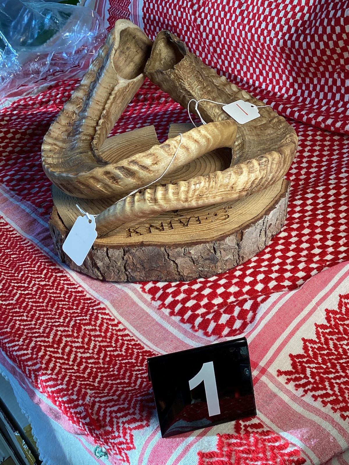 CHOICE OF Match Pair Ram Horn from Nepal Himilayan  FROM GEORGIA