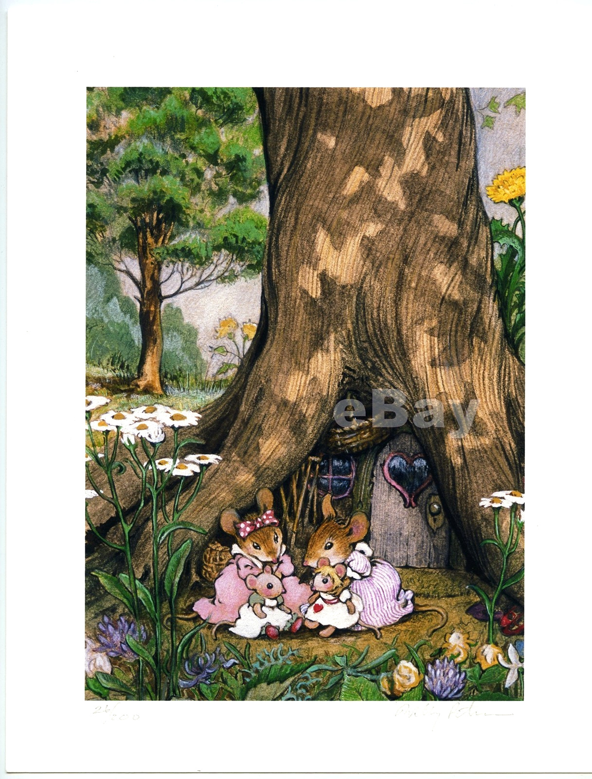 Wee Forest Folk Donna's Dollies 2004 Ltd Ed Print of 200 Signed WIlly Petersen
