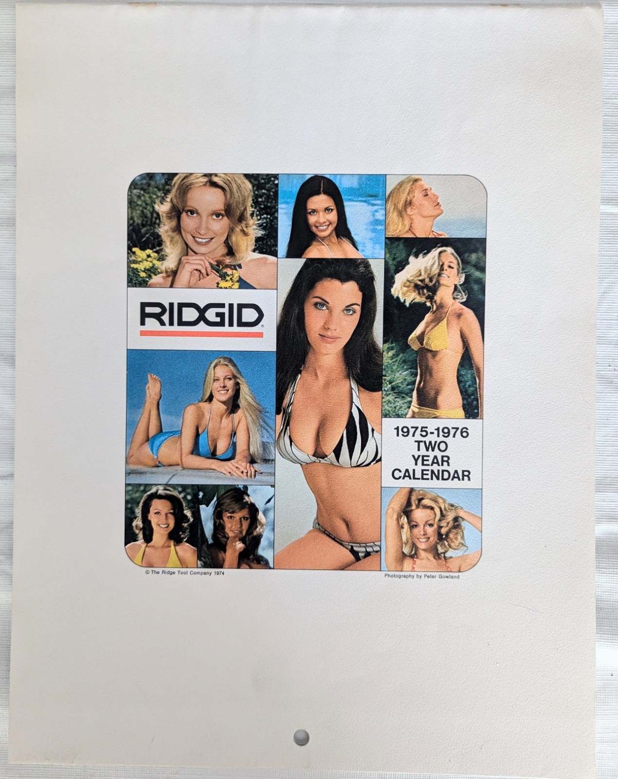 Vintage Ridgid Tool Pin-Up Calendar 1975 through 1998 Individual You Pick Rigid