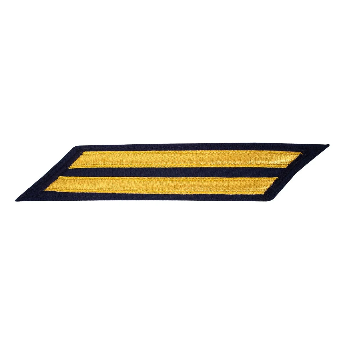 Coast Guard CPO Hash Marks: Gold Lace on Blue - Set of 2 (READ THE DESCRIPTION)