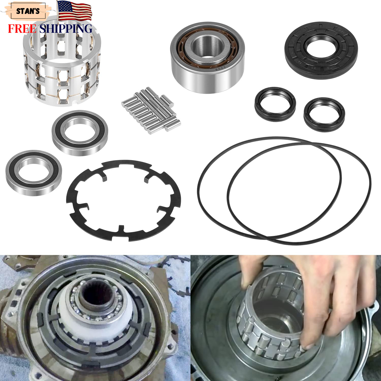 Front Differential Rebuild Kit for RZR 570/800/900 2011-2017: Aluminum Roll Cag Front Differential Rebuild Kit for RZR 570/800/900 2011-2017: Aluminum Roll Cag