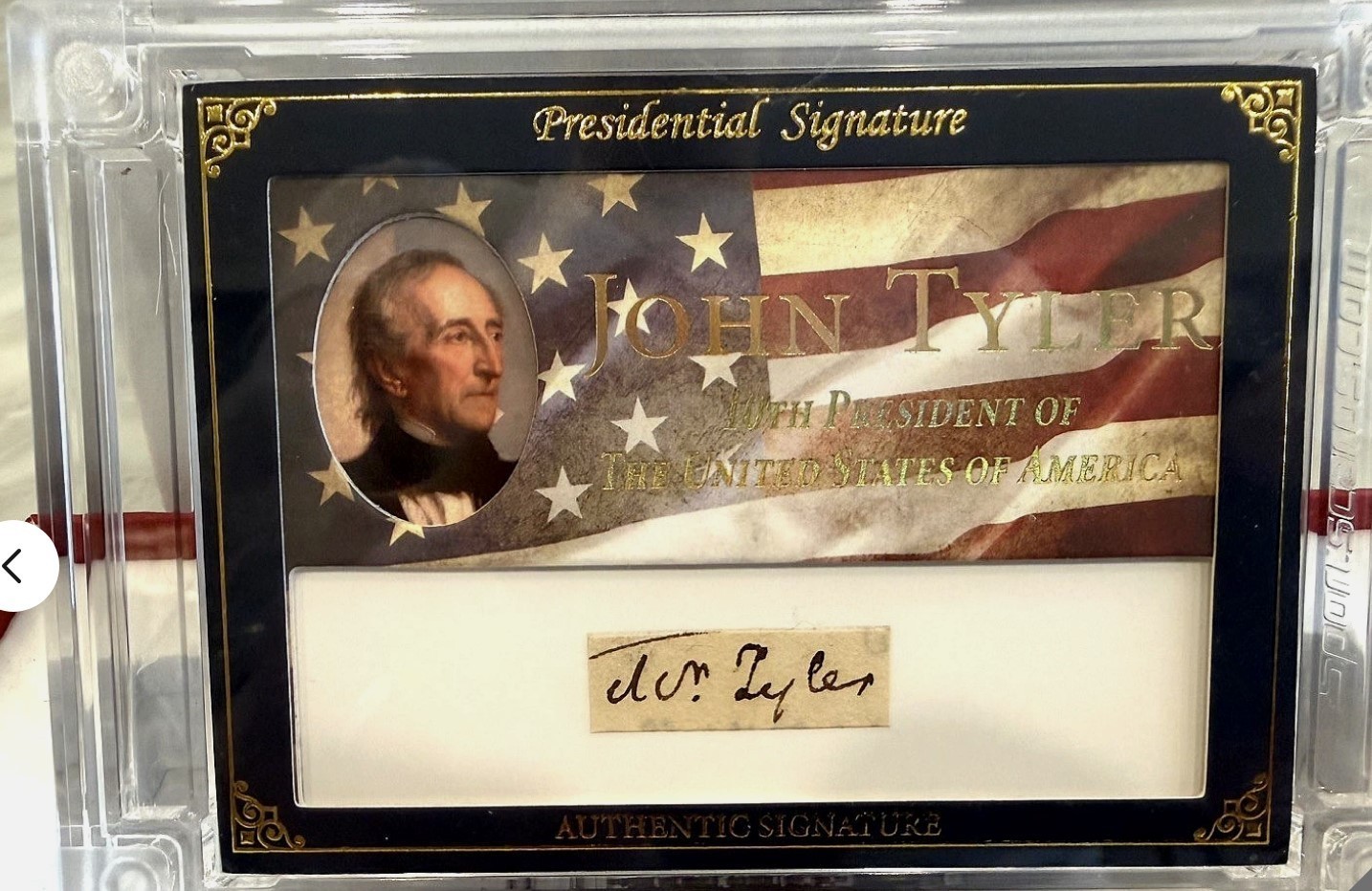 A Word From POTUS 2025 PRESIDENTIAL SIGNATURE  JOHN TYLER  4/4 RARE🔥🔥🔥