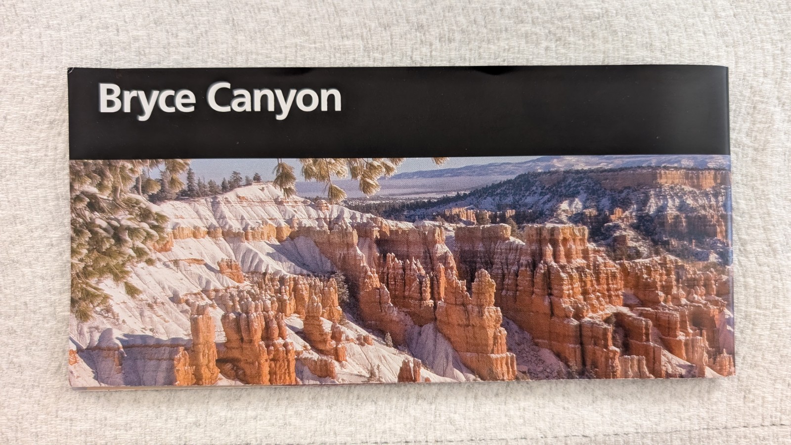 Bryce Canyon National Park Pocket Map Unigrid Brochure Newest Version NPS 2026