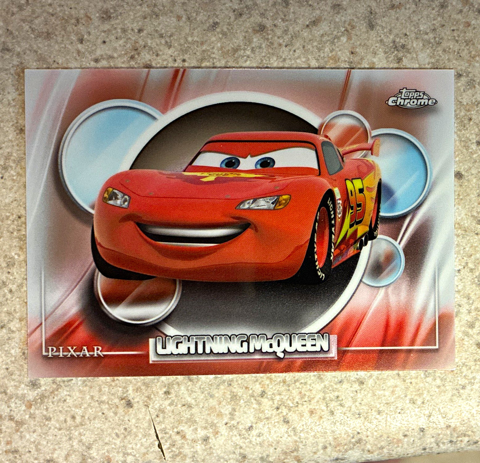Topps Pixar Cars 2006 Lightning McQueen Base Set #20 Non-Sport Card